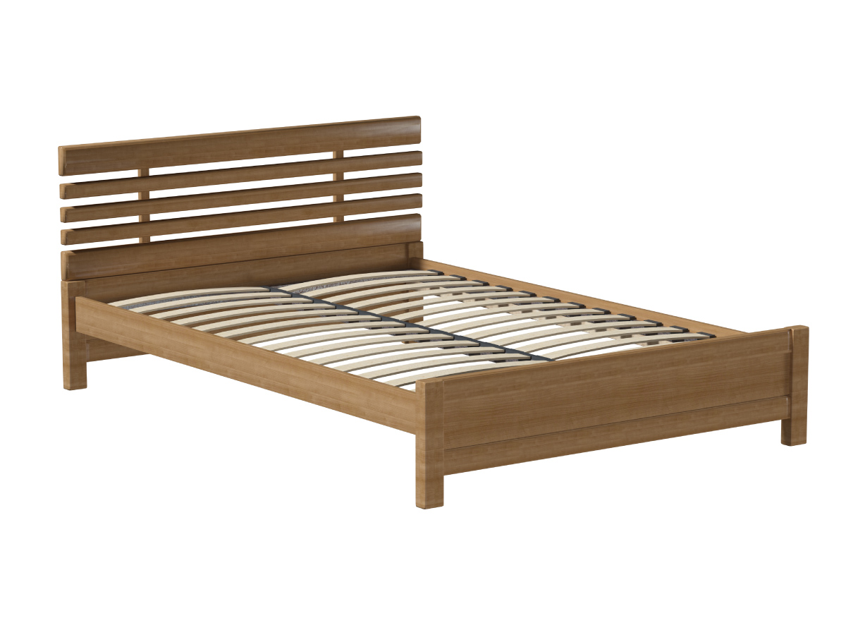  Кровать Лера Металлокаркас 1200 х 2000 Дуб