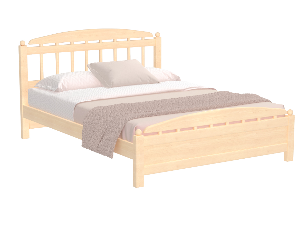  Кровать Вирджиния Металлокаркас 800 х 2000 Выбеленная береза