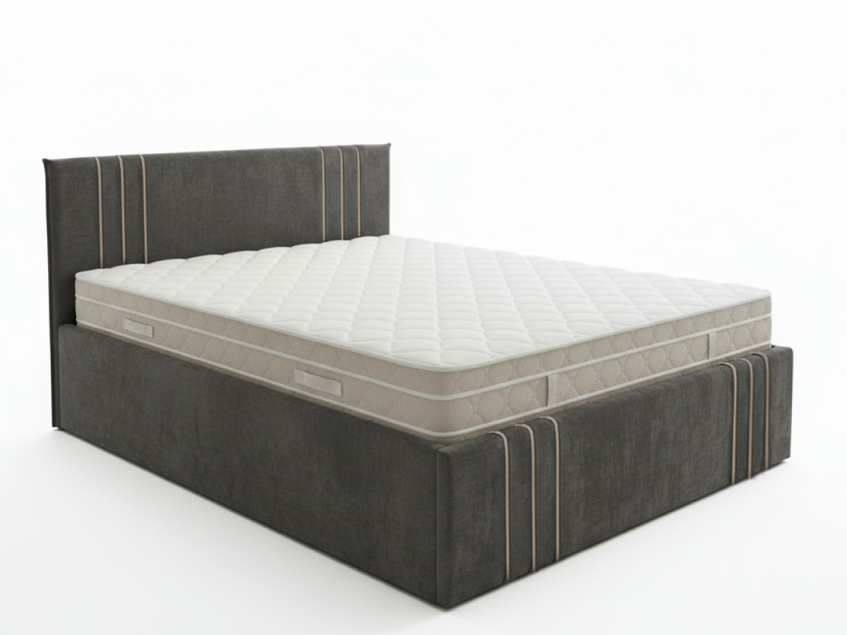 Мягкая кровать Леванте 1400 х 2000 Графит-r